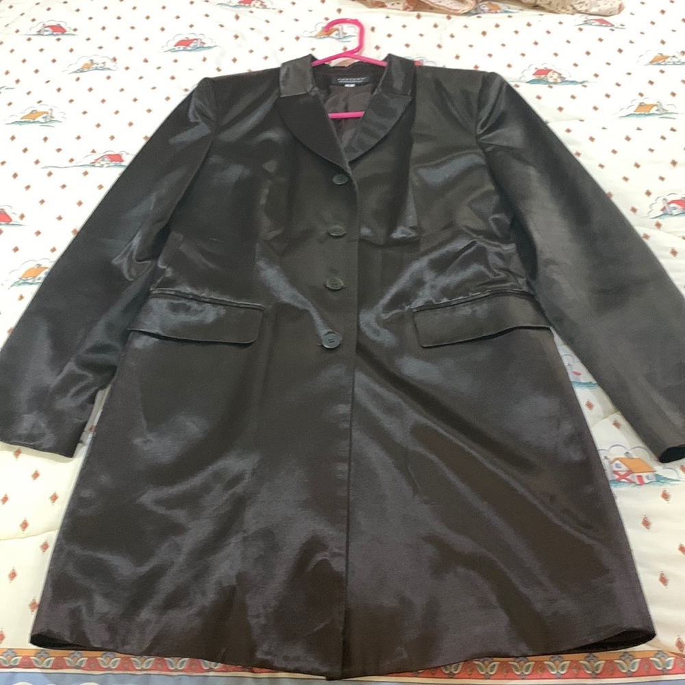 Satin Lined Jacket - Content.  Size 8 Made in USA